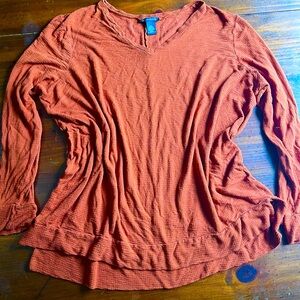 Adrianna Papell Rust Textured top
